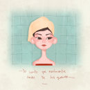 Nadie nunca. Design, Traditional illustration, Character Design, and Graphic Design project by Camila Muñoz - 12.12.2023
