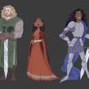 Mi proyecto del curso: Introducción al diseño de personajes para animación y videojuegos. Un proyecto de Ilustración tradicional, Animación, Diseño de personajes, Videojuegos y Diseño de videojuegos de Arantxa Beré - 13.12.2023