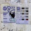 Cartel de Dantzaldia 2022 La fundición Bilbao. Design gráfico projeto de Ane Maiz - 19.12.2023