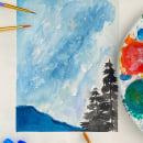 My project for course: Coloring with Watercolor: Discover Your Chromatic Character. Un progetto di Illustrazione tradizionale, Belle arti, Pittura, Pittura ad acquerello e Teoria del colore di Johana Ramirez - 21.12.2023