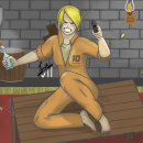 The convict. Ilustração digital projeto de Luis Rosas - 03.01.2024