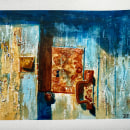 Mein Abschlussprojekt für den Kurs: Aquarell Textur-Meisterkurs. Fine Arts, Painting, and Watercolor Painting project by daniela.roeckl - 01.07.2024
