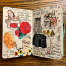 Follow up n°25 to "Illustrated Life Journal: A Daily Mindful Practice" : December 2023. Un proyecto de Ilustración tradicional, Dibujo, Sketchbook, Lifest y le de Stig Legrand - 08.01.2024