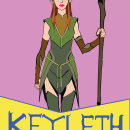 Fanart of Keyleth from The Legend of Vox Machina. Character Design project by Anubhav Giri - 09.12.2023