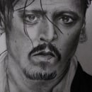 Johnny Depp Ein Projekt aus dem Bereich Traditionelle Illustration von Montse Resendiz - 11.01.2024