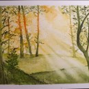 My project for course: Dreamy Watercolor Landscapes: Paint with Light. Un proyecto de Pintura y Pintura a la acuarela de Kate P - 12.01.2024