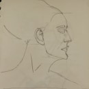 My project for course: Portrait Sketchbooking: Explore the Human Face. Esboçado, Desenho, Desenho de retrato, Desenho artístico, e Sketchbook projeto de Joao Pedro Carneiro - 13.01.2024