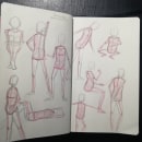 Mi proyecto del curso: Técnicas de dibujo en sketchbook para principiantes. Un proyecto de Diseño de personajes, Bocetado, Dibujo a lápiz, Dibujo y Sketchbook de Paty Báez Corvera - 07.02.2024