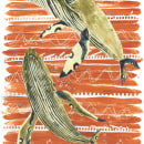 Whale Dance. Colagem projeto de Theresa Forrest - 17.01.2024