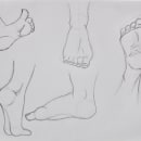 DA- Sketch parts del cos. Un proyecto de Bocetado y Dibujo a lápiz de fercalle - 19.01.2024
