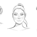 Mi proyecto del curso: Sketchbook de retrato: explora el rostro humano. Un projet de Esquisse , Dessin, Dessin de portrait, Dessin artistique , et Carnet de croquis de karzola9 - 17.01.2024