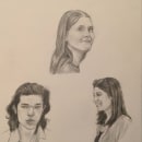 My project for course: Portrait Sketchbooking: Explore the Human Face. Sketching, Drawing, Portrait Drawing, Artistic Drawing, and Sketchbook project by devavrat.mathur - 01.22.2024