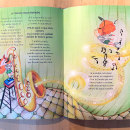 Piruleta la Corchea y los instrumentos cantacuentos. Children's Illustration, and Children's Literature project by Gema Albiol - 01.22.2024