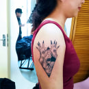 Mi proyecto del curso: Técnicas de tatuaje: sombreado con pepper shading. Un proyecto de Ilustración tradicional y Diseño de tatuajes de Arturo Aguirre Gómez - 23.01.2024