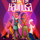 Songs for Haunusa (School Project). Un proyecto de Diseño de personajes e Ilustración digital de Yara Sevilleno - 24.01.2024