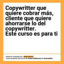 Campaña Copywriting para copywriters. Un proyecto de Publicidad, Cop, writing, Stor, telling y Comunicación de Rosío Gálvez - 24.01.2024
