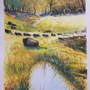 My project for course: Natural Landscapes in Watercolor. Un proyecto de Bellas Artes, Pintura y Pintura a la acuarela de Juliana Buglia - 28.01.2024