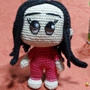 Mi proyecto del curso: Amigurumis: personas tejidas a crochet. Un proyecto de Artesanía, Diseño de juguetes, Tejido, Crochet, Amigurumi y Diseño textil de Nathalia Isidora Rivera Obreque - 28.01.2024
