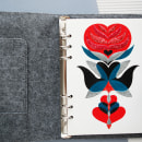 My project for course: Embroidered Notebooks. Arts, and Crafts project by Bianca Frunza - 02.04.2024