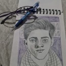 Mi proyecto del curso: Sketchbook de retrato: explora el rostro humano. Un proyecto de Bocetado, Dibujo, Dibujo de Retrato, Dibujo artístico y Sketchbook de Wanda Reyes - 04.02.2024