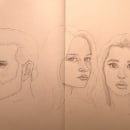 My project for course: Portrait Sketchbooking: Explore the Human Face. Un proyecto de Bocetado, Dibujo, Dibujo de Retrato, Dibujo artístico y Sketchbook de agent_scarn - 04.02.2024