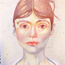 My project for course: Vibrant Portrait Drawing with Colored Pencils. Drawing, Portrait Drawing, Sketchbook, and Colored Pencil Drawing project by Sarah Haskell - 02.07.2024