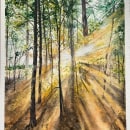 My project for course: Dreamy Watercolor Landscapes: Paint with Light Ein Projekt aus dem Bereich Malerei und Aquarellmalerei von Julie Gorringe - 07.02.2024