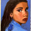 My project for course: Expressive Oil Portraiture: Explore the Alla Prima Technique. Un proyecto de Bellas Artes, Pintura, Ilustración de retrato y Pintura al óleo de rachaelboyer - 18.01.2024