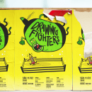 Selección carteles eventos "Drawing Fighters". Un proyecto de Publicidad y Diseño gráfico de Raúl Salazar - 08.02.2024
