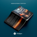 Projeto gráfico do livro "O Sepulcro do Arcanjo" de Igor Vigston. Un proyecto de Diseño y Diseño editorial de Vitoria Ferreira - 10.01.2024