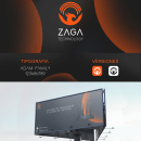 ZAGA TECHNOLOGY. Graphic Design project by Dreamers Ind - 02.14.2024