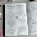 practica de boca y nariz. Un proyecto de Ilustración tradicional, Dibujo a lápiz y Dibujo realista de Ivette C Valdivia Gomez - 03.01.2024