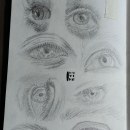 practica de ojos . Traditional illustration, Pencil Drawing, Realistic Drawing, and Artistic Drawing project by Ivette C Valdivia Gomez - 01.02.2024