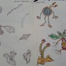 Mi proyecto del curso: Sketchbook de naturaleza fantástica: dibuja criaturas de otro mundo. Desenho a lápis, Desenho, Pintura em aquarela, Sketchbook e Ilustração naturalista projeto de Cristina Nolasco - 17.02.2024
