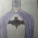 My project 2nd for course: Illustration with Pastel and Coloured Pencils Batman. Traditional illustration project by aquariancore - 02.15.2024