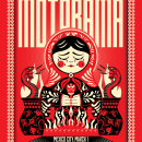 MOTORAMA BAND POSTER. Graphic Design, Poster Design, and Digital Illustration project by Jovahn Fortis - 02.21.2024