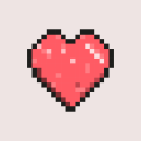 O coração é só a capa :D. Design de personagens, Videogames, Pixel Art, e Design de videogames projeto de Patrick Moura - 19.02.2024