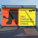 TAC! Festival Creación y Gestión de marca. Een project van  Ontwerp,  Art direction,  Br, ing en identiteit y Digitale illustratie van The Woork - 15.05.2022