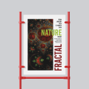 Affiche pour l'exposition "Fractal" du MoMA. Un proyecto de Publicidad y Diseño gráfico de Laura Luaki - 09.12.2023