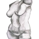 DA-Anatomia Escorzo. Desenho a lápis, Desenho, Desenho realista, e Desenho anatômico projeto de yaiza alcalá mateo - 29.02.2024