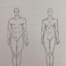 Dibuix artístic. La figura humana. Desenho a lápis, e Desenho anatômico projeto de Irene Ponce - 01.03.2024