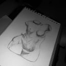 D. Artístic - Bust . Un proyecto de Diseño, Dibujo a lápiz y Dibujo anatómico de Laia Vila Garcia - 01.03.2024