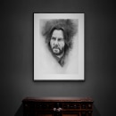 Charcoal Portrait // Keanu Reeves - John Wick. Pencil Drawing, and Portrait Drawing project by elmars - 03.03.2024