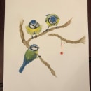 My project for course: Artistic Watercolor Techniques for Illustrating Birds. Ilustração tradicional, Pintura em aquarela, Desenho realista e Ilustração naturalista projeto de rebecca.graham.c - 04.03.2024