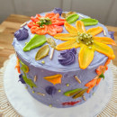 My project for course: Cake Design: Easy Buttercream Flowers with a Palette Knife. Un projet de Cuisine, DIY, Arts culinaires, Art floral et végétal, Lifest , et le de Mary Navarro - 06.03.2024