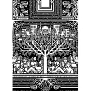 My project for Geometric Pattern Design: 'Ceasefire Now' Tatreez-Inspired Palestinian Olive Tree Pattern . Ilustração tradicional, Design gráfico, Pattern Design, Ilustração digital, e Estampagem projeto de meg studer - 07.03.2024