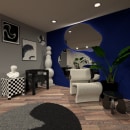 Chakra Studio Showroom. Design project by Gabriela Real - 02.16.2022