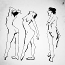 5 minuts. Figure Drawing project by albagarciagmz11 - 03.11.2024