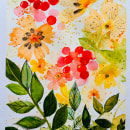 My project for course: Artistic Floral Watercolor: Connect with Nature. Un proyecto de Ilustración tradicional, Pintura, Pintura a la acuarela e Ilustración botánica de f26n56r9k4 - 12.03.2024