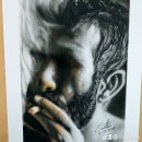 El fumador. Artes plásticas projeto de Erick Eduardo Flores Reinoso - 13.03.2024